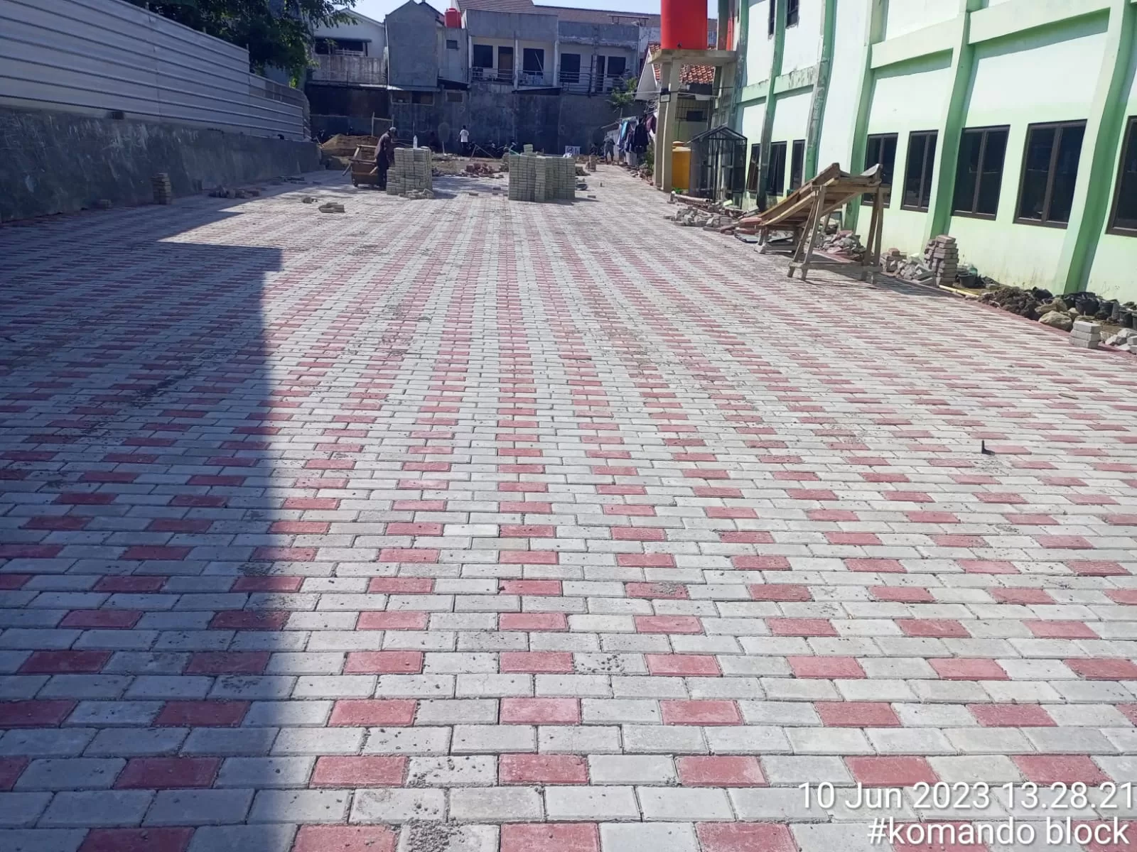 ongkos pasang paving block per m2